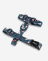 Pretal Doble Agarre Rocky Azul (acero)